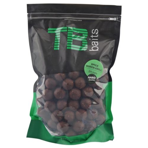 TB Baits Hard Boilie Spice Queen Krill 250g 24mm